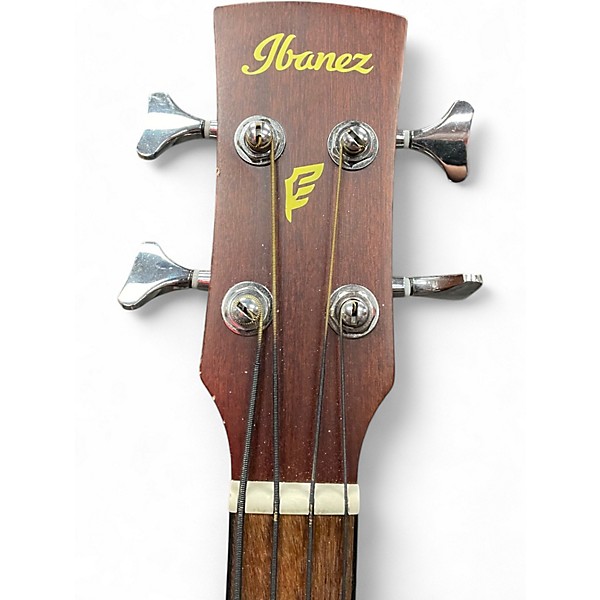 Used Ibanez PCBE12MH Mahogany Acoustic Bass Guitar