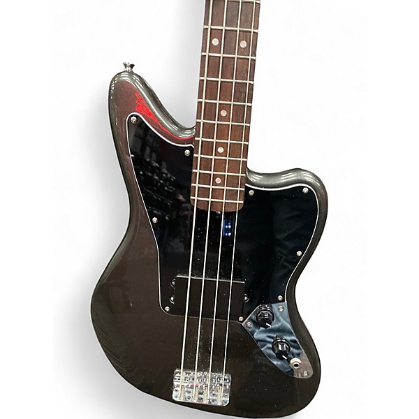 Used Squier JAGUAR BASS Gray Electric Bass Guitar