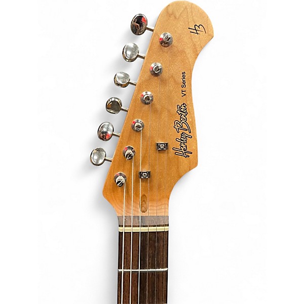 Used Harley Benton VT SERIES Apple Green Solid Body Electric Guitar