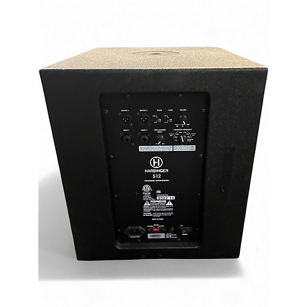 Used Harbinger s12 Powered Subwoofer