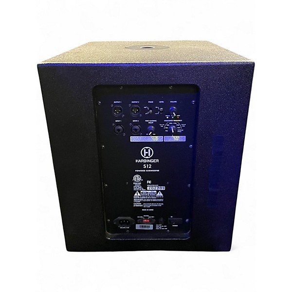 Used Harbinger s12 Powered Subwoofer