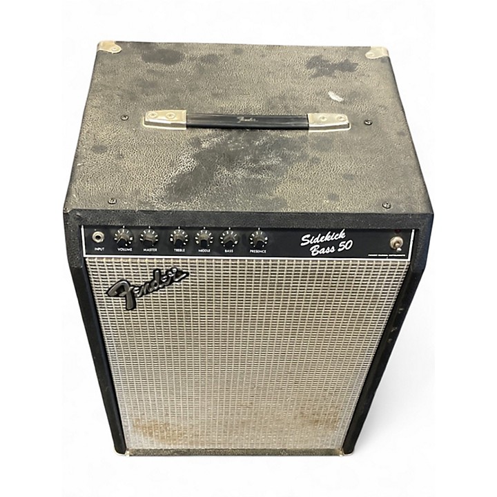 Vintage 1980s Fender SIDEKICK BASS 50 Bass Combo Amp | Guitar Center