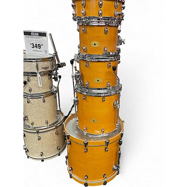 Used Premier 5 Piece Artist Maple Vintage Natural Drum Kit
