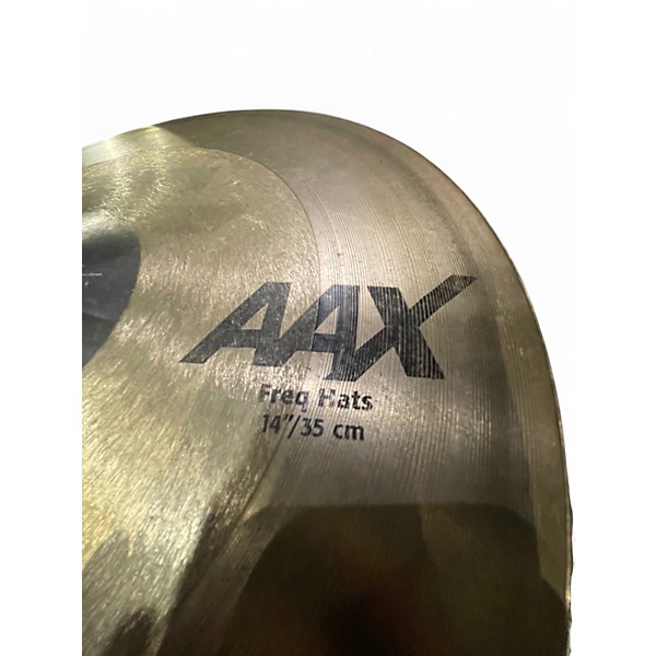 Used SABIAN 14in AAX Frequency Hats Cymbal