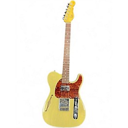 Used G&L ASAT Classic Thinline Cream Hollow Body Electric Guitar