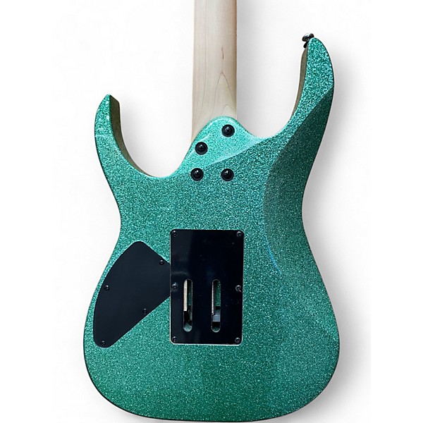 Used Ibanez RG470MSP Turquoise Sparkle Solid Body Electric Guitar
