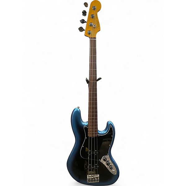 Used 2023 Fender American Professional II Jazz Bass Midnight Blue Electric Bass Guitar