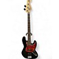 Used Squier Affinity Jazz Bass Black Electric Bass Guitar thumbnail