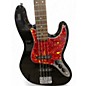 Used Squier Affinity Jazz Bass Black Electric Bass Guitar