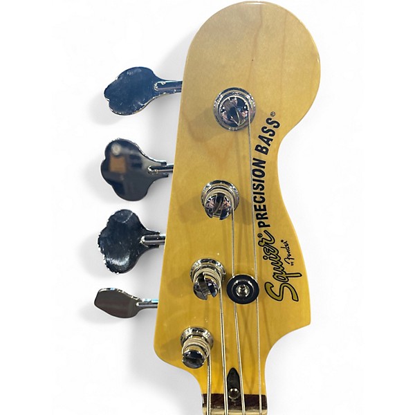 Used Squier Affinity PJ Bass 3 Color Sunburst Electric Bass Guitar