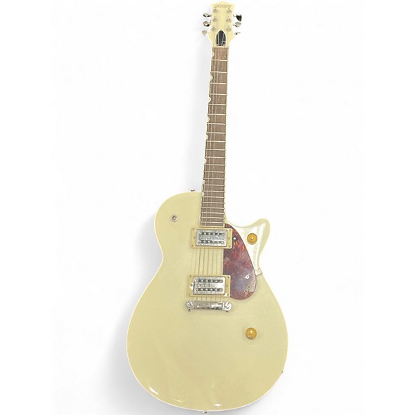 Used Gretsch Guitars G2217 Streamliner Junior Jet Club BT White Pearl Metallic Solid Body Electric Guitar
