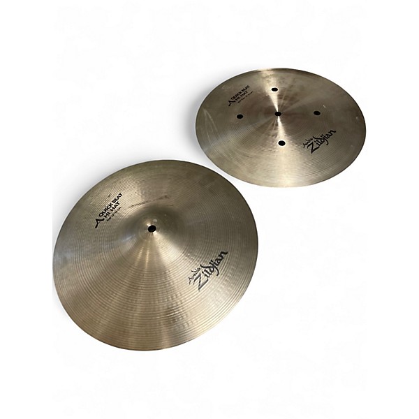 Used Zildjian 13in Quick Beat Hi Hat Pair Cymbal