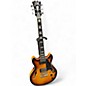 Used D'Angelico DAPMINIDCCSVSBCS Tobacco Burst Hollow Body Electric Guitar