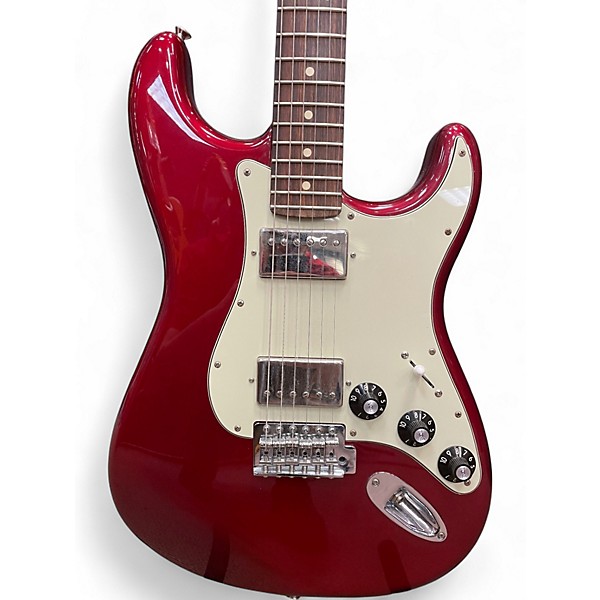 Used Fender Blacktop Stratocaster HH Candy Apple Red Solid Body Electric Guitar
