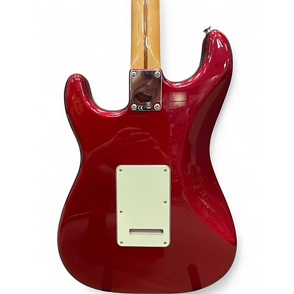 Used Fender Blacktop Stratocaster HH Candy Apple Red Solid Body Electric Guitar
