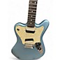 Used Squier Paranormal Super Sonic  Metallic Light Blue  Solid Body Electric Guitar