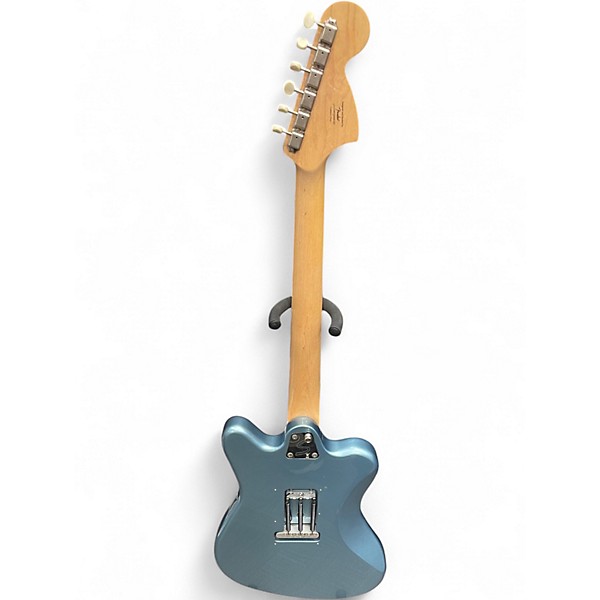 Used Squier Paranormal Super Sonic  Metallic Light Blue  Solid Body Electric Guitar