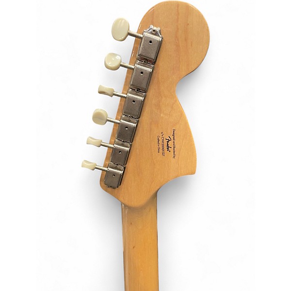 Used Squier Paranormal Super Sonic  Metallic Light Blue  Solid Body Electric Guitar