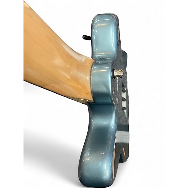 Used Squier Paranormal Super Sonic  Metallic Light Blue  Solid Body Electric Guitar