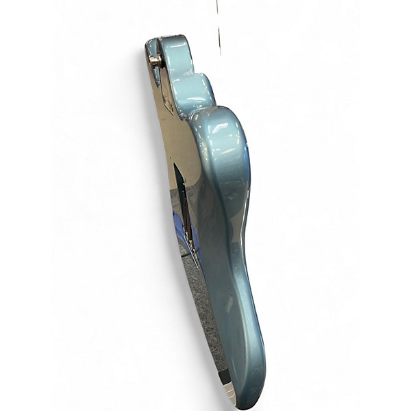 Used Squier Paranormal Super Sonic  Metallic Light Blue  Solid Body Electric Guitar