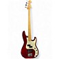 Vintage 1996 Fender American Deluxe Precision Bass Red Electric Bass Guitar thumbnail