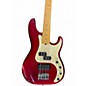Vintage 1996 Fender American Deluxe Precision Bass Red Electric Bass Guitar