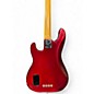 Vintage 1996 Fender American Deluxe Precision Bass Red Electric Bass Guitar