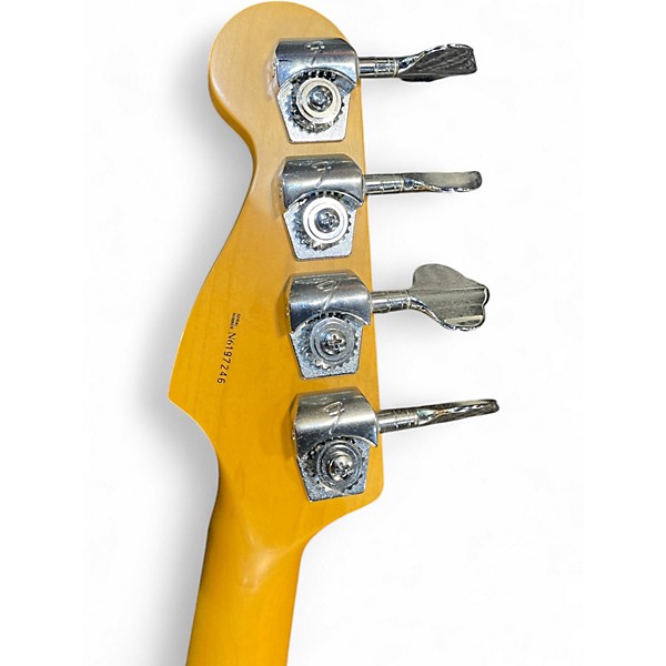 Vintage 1996 Fender American Deluxe Precision Bass Red Electric Bass Guitar