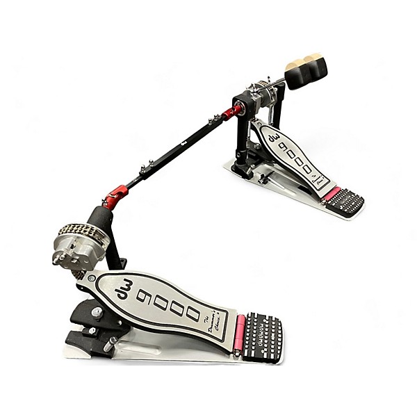 Used DW 9000 Series Double Double Bass Drum Pedal