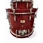 Used Pearl 5 Piece Export BURGUNDY STAIN Drum Kit