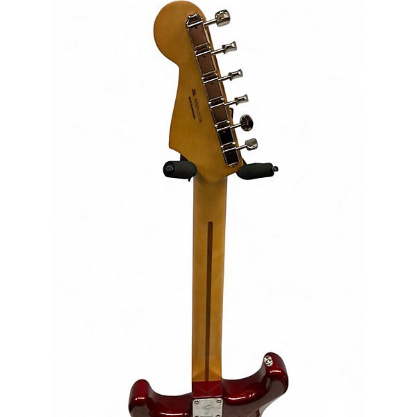 Used Fender Player II Stratocaster HSS Limited Edition Candy Red Burst Solid Body Electric Guitar