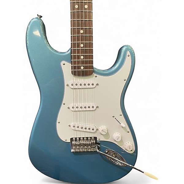 Used 1990s Fender Standard Stratocaster Lake Placid Blue Solid Body Electric Guitar