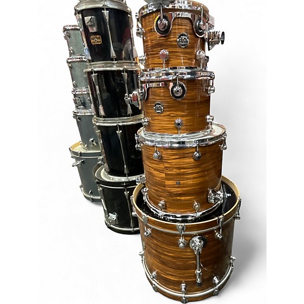 Used DW 4 Piece Performance Series Tiger Eye Drum Kit