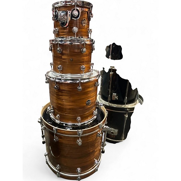Used DW 4 Piece Performance Series Tiger Eye Drum Kit
