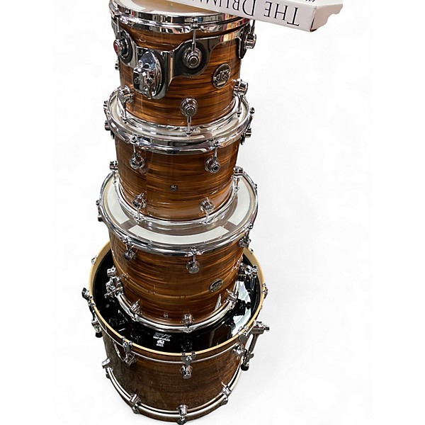 Used DW 4 Piece Performance Series Tiger Eye Drum Kit