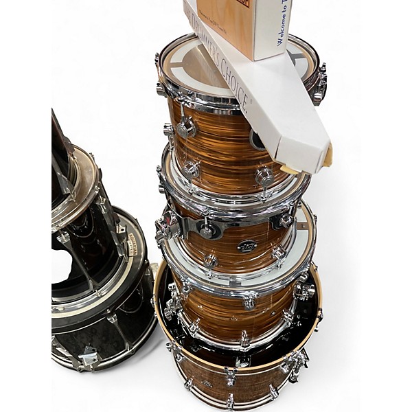 Used DW 4 Piece Performance Series Tiger Eye Drum Kit