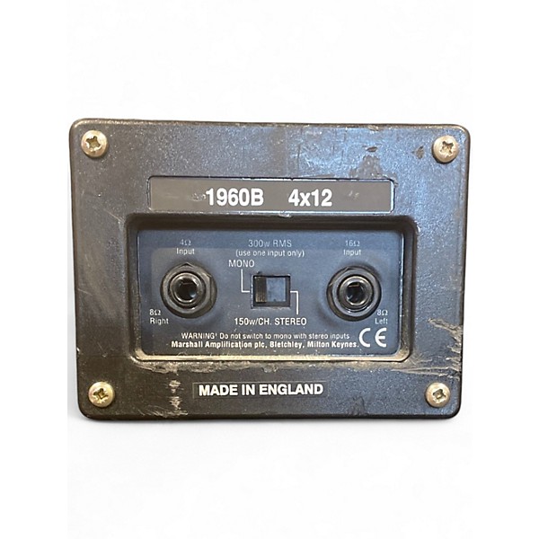 Used Marshall 1960B 4x12 300W Stereo Straight Guitar Cabinet