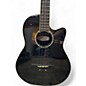 Used Ovation Celebrity CC2474 Black Acoustic Bass Guitar