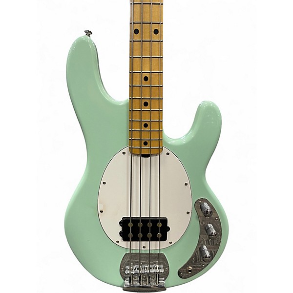 Used Sterling by Music Man Sub 4 Mint Green Electric Bass Guitar