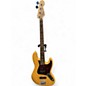 Used Fender FSR DELUXE JAZZ BASS Natural Electric Bass Guitar thumbnail