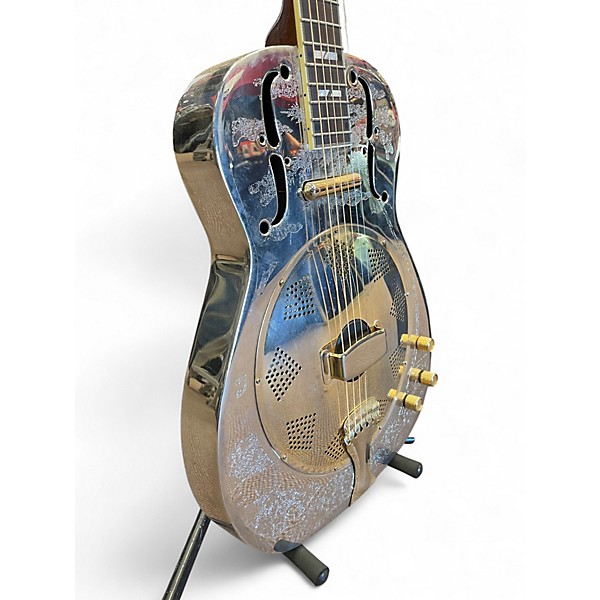 Used Dean RESCG Chrome Gold Resonator Guitar