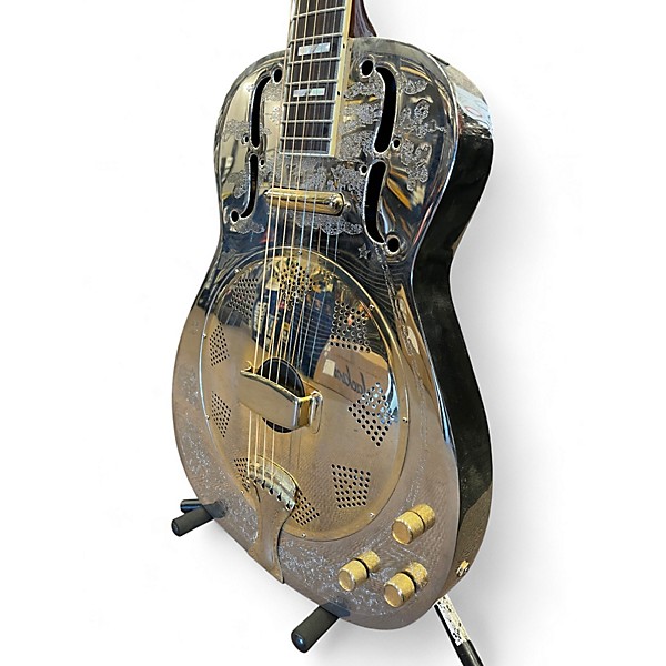 Used Dean RESCG Chrome Gold Resonator Guitar