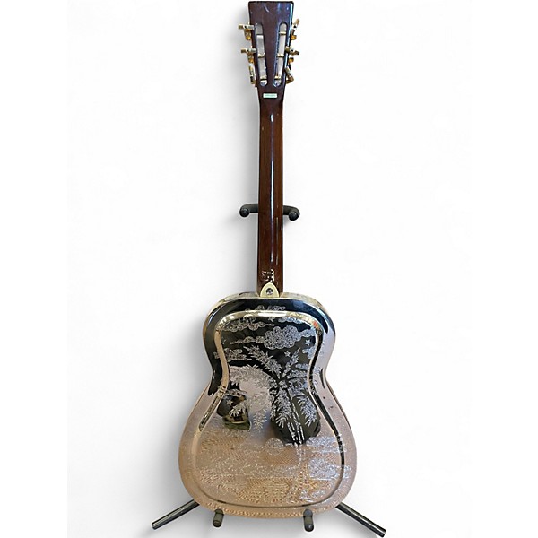 Used Dean RESCG Chrome Gold Resonator Guitar