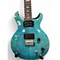 Used 2020s PRS Santana Signature Blue Solid Body Electric Guitar