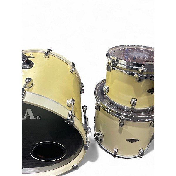 Used Tama 3 Piece Starclassic Piano White Drum Kit