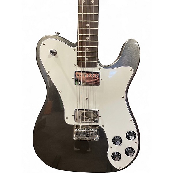 Used Squier AFFINITY TELECASTER DELUXE CHARCOAL FROST METALLIC Solid Body Electric Guitar