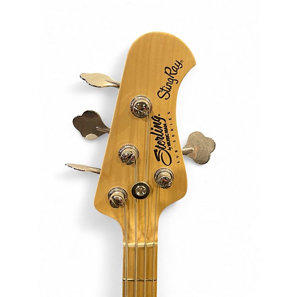 Used Sterling by Music Man SUB SERIES STINGRAY Surf Green Electric Bass Guitar