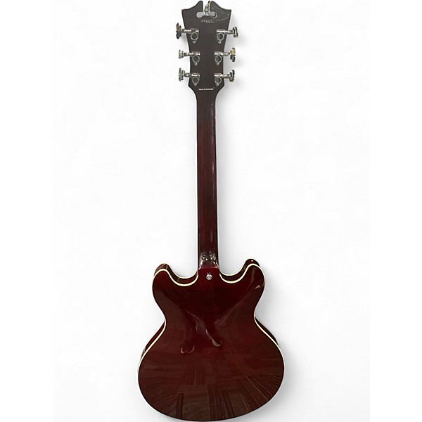 Used D'Angelico Premier Series DC Wine Red Hollow Body Electric Guitar