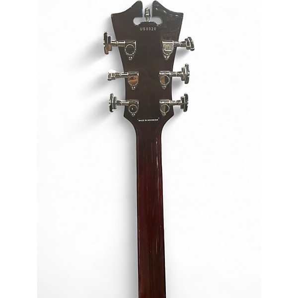 Used D'Angelico Premier Series DC Wine Red Hollow Body Electric Guitar