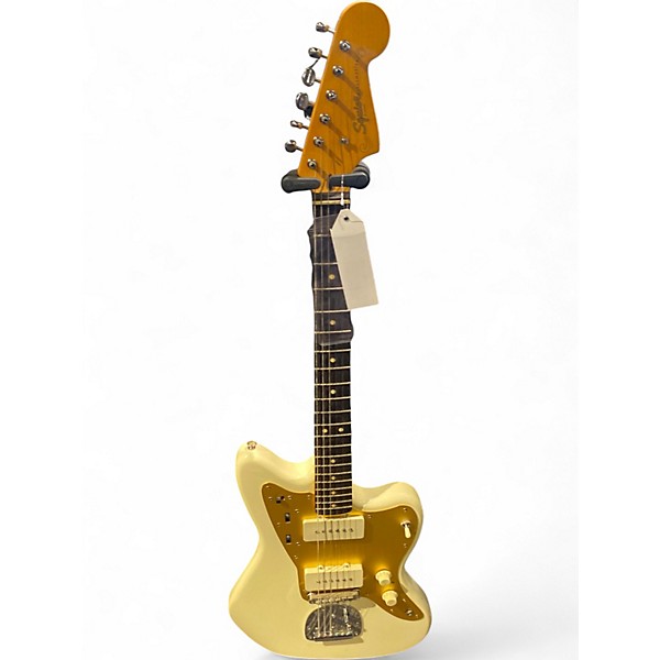 Used Squier J Mascis Jazzmaster Olympic White Solid Body Electric Guitar